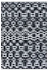 Black  Outdoor Rug, Geometric Stain-Resistant Rug For Patio Decks Garden, 2mm Modern Outdoor Area Rug-160cm X 230cm