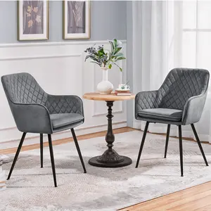  Upholstered Dining Chair (Set of 2) Dark Gray