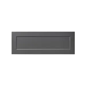 GoodHome Artemisia Matt graphite Classic shaker 2 drawer front, bridging door & bi fold door 1000mm