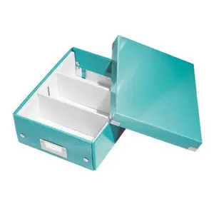 Leitz Wow Click & Store Ice Blue Organiser Box Small