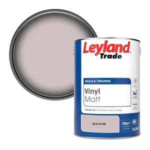 Leyland Trade Vinyl Matt Walls & Ceilings Emulsion Paint (2010-R10B) 5L