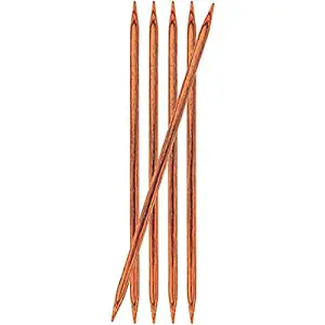 Ginger: Knitting Pins: Double-Ended: 20cm x 5.50mm: Set of 5