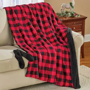 Cozy Double Layer Brown Tartan Blanket for Ultimate Comfort