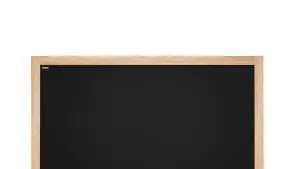 ALLboards Black chalkboard 90x60 cm natural wooden frame