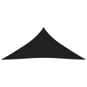 Berkfield Sunshade Sail Oxford Fabric Triangular 4x4x4 m Black