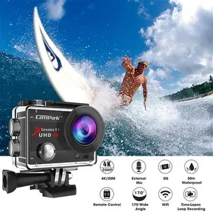 4K 170° Action Camera Ultra Hd 20Mp 2.0'' Lcd Wifi Waterproof Remote