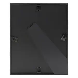 Kenro Signature Classic Matte Black Metal Photo Frame 12x16"/ 30x40cm with Picture Mat for Photo 10x12"/ 25x30cm - SGC2530B