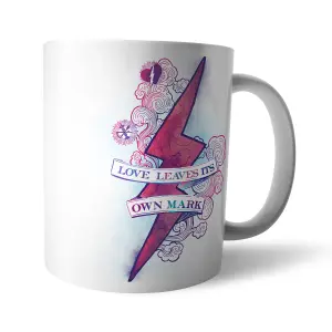 Official Harry Potter Love Leaves Its Own Mark Mug 100% Ceramic, Dishwasher Safe