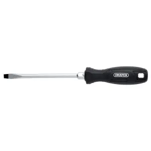 Draper Slotted Hard Grip Screwdriver, 8.0 x 150mm 13552