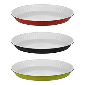 Maison by Premier Ecocook Lime Green Flan Dish