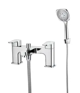 GoodHome Teesta Chrome effect Mixer tap with shower kit