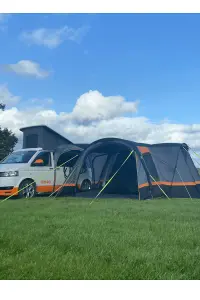 Cocoon Breeze v2 Campervan Awning (Charcoal/Orange)