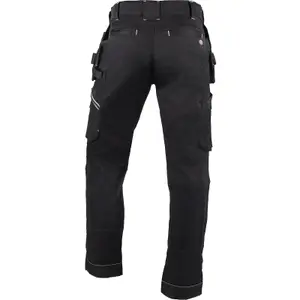 Dickies Universal Flex Slim Fit Work Trousers Black - 36R