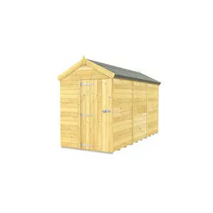 DIY Sheds 5x12 Apex Shed - Single Door With Windows