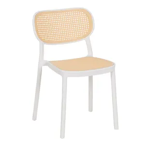 Vernia Stacking Side Chair (Set of 2) White