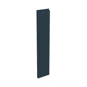 Kitchen Kit Breakfast Bar Back Panel 2100mm J-Pull - Ultra Matt Indigo Blue