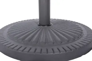 14kg Poly Resin Parasol Base - Charcoal