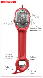 Kuhn Rikon LidLifter Can Opener - Red