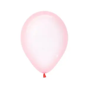 Amscan Sempertex Crystal Pastel Latex Balloons (Pack Of 100) Pink (One Size)