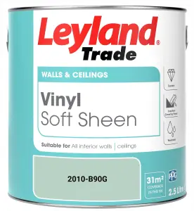 Leyland Trade Vinyl Soft Sheen Walls & Ceilings Emulsion Paint (2010-B90G) - 2.5L