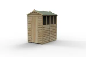 4LIFE Apex Shed 4x6 - Single Door - 4 Windows