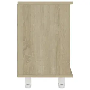 Berkfield Bathroom Cabinet Sonoma Oak 60x32x53.5 cm Engineered Wood