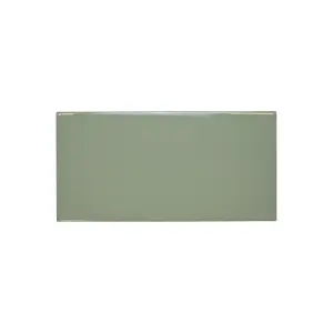 Johnson Tiles Veneto Green Gloss Ceramic Indoor Wall tile Sample