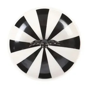 Something Different Striped Bat Trinket Dish White/Black (One Size)