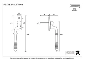 From The Anvil Polished Nickel Reeded Espag - LH