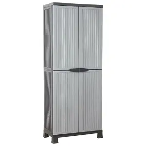 Berkfield Plastic Cabinet 68x39x171.5 cm