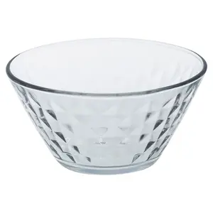 Queensway Home & Dining 12cm Diameter 12pcs Glass Dessert Ice Cream Bowls Snacks Nuts Nibbles Stacking Serving Dishes