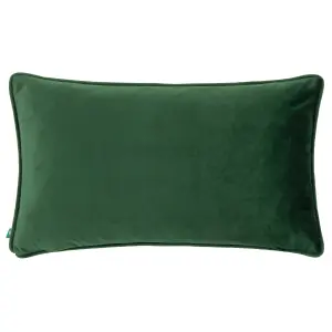 Wylder Psitta Tropical Velvet Piped Polyester Filled Cushion