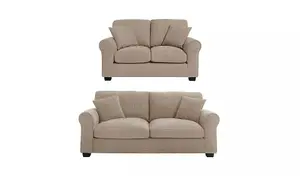 Lush Beige Full Back 3+2  Seater Set