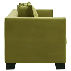 Interiors by Premier Sofia 3 Seat Moss Velvet Sofa