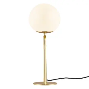 Nordlux DFTP Shapes Indoor Living Dining Bedroom Table Lamp In Brass (Diam) 22cm