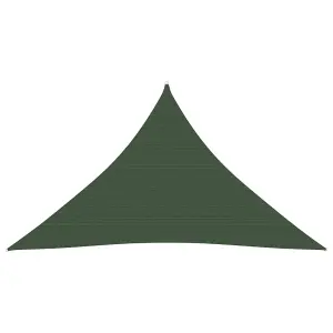 Berkfield Sunshade Sail 160 g/m2 Dark Green 3.5x3.5x4.9 m HDPE