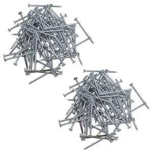 50mm Flat Headed Multi Purpose Nails Fasteners Fixings Carpentry 200pc