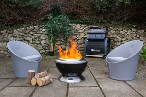 Sahara Smokeless Fire Pit - Stainless Steel