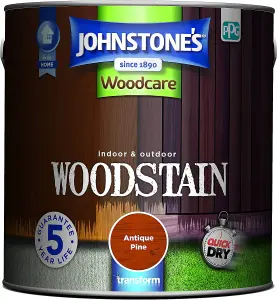 Johnstone's Indoor & Outdoor Woodstain Antique Pine - 2.5L