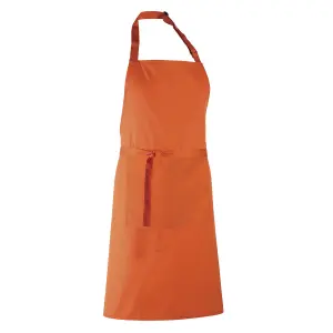 Premier Ladies/Womens Colours Bip Apron With Pocket / Workwear (Pack of 2)