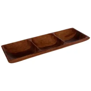 Interiors by Premier Kora Three Section Rectangular Serving Dish