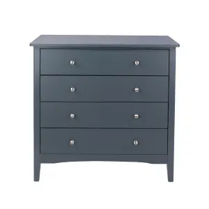 4 drawer chest, Midnight Blue - Como