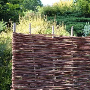 Willow Hurdle Fence Panel 6ft x 6ft