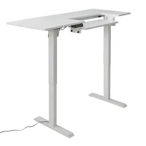 Sewing Online Electric Height Adjustable-Sewing, White with Adjustable Platform