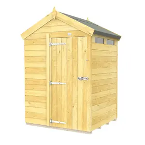 DIY Sheds 5x4 Apex Security Shed - Single Door