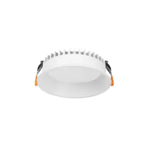 Luminosa Jet 85Mm LED Recessed Downlight White, IP54 6W 3000K 545lm