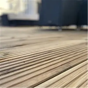 PACK OF 5 - Deluxe Deck Boards - 3.6m Length - Pressure Treated Timber Decking - 32mm x 150mm Timber Decking Boards