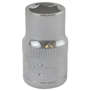 10mm 3/8" Drive Shallow Metric Socket Single Hex / 6 sided Bergen