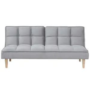 Sofa Bed SILJAN Light Grey Grey