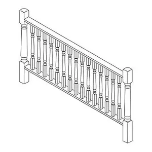 20 Piece Colonial Starter Balustrade kit, 33.5kg